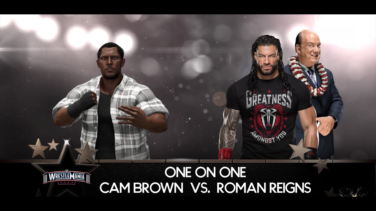 Cam Brown vs Roman Reigns | GPW WrestleMania Night 2 Main Event Showdown