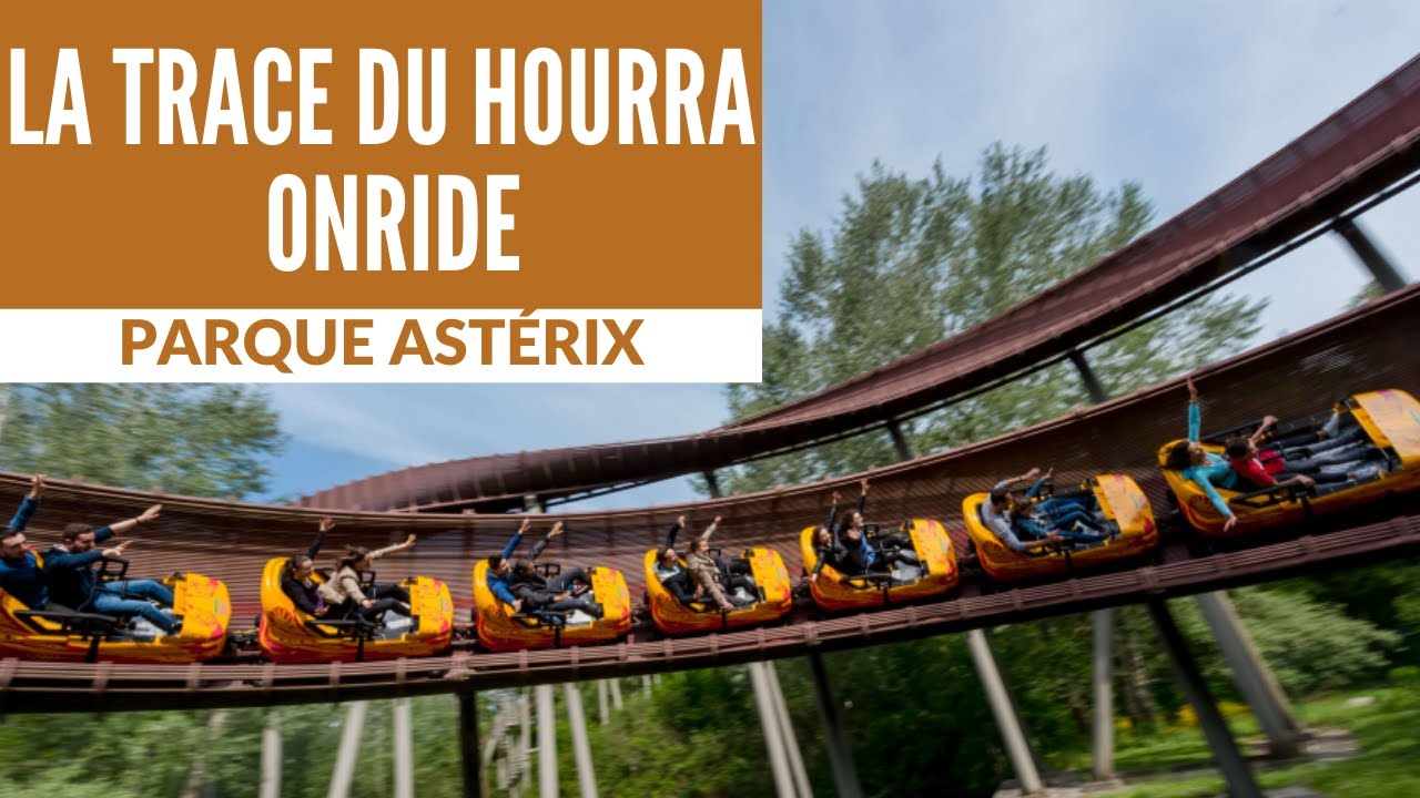 La Trace du Hourra (OnRide) - Parque Astérix ¡¡MONTAÑA RUSA SIN RAÍLES