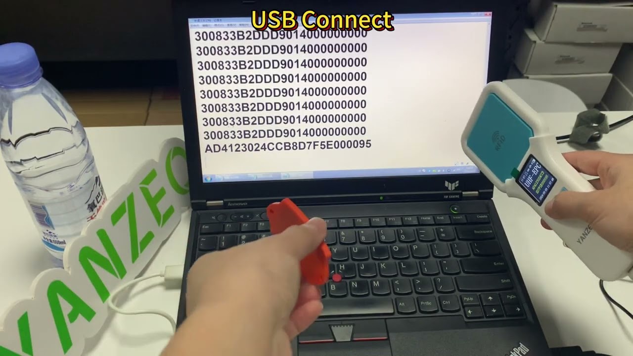 YANZEO SR300 UHF RFID Reader Wireless Bluetooth Handheld RFID Reader