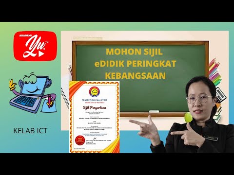 Buka akaun edidik & dapatkan sijil peringkat kebangsaan edidik