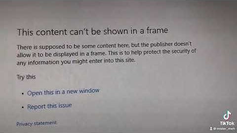 Reading Microsoft Edge Errors: Content Can’t be Displayed in a Frame. (A confrontational reading 🤨)