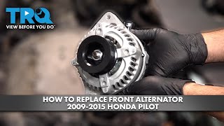 How to Replace Alternator 2009-2015 Honda Pilot