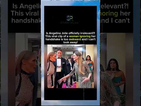 Video She IGNORED Angelina Jolie's Handshake and This Happened!
