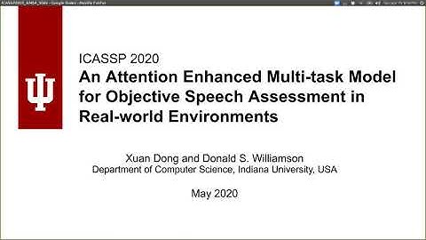 An Attention Enhanced Multi-Task Model for Objective Speech Assessment in Real-World Environments