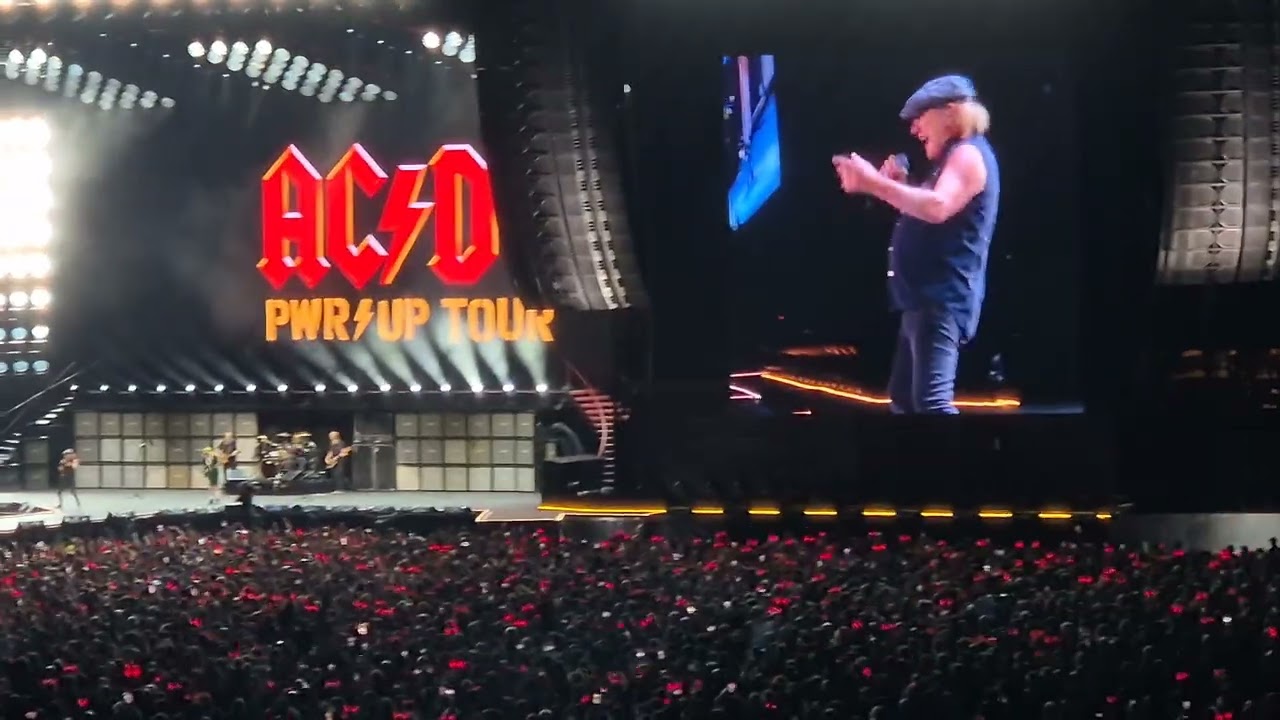 Abertura do show ACDC São Paulo fevereiro 2026 If You Want Blood (You've Got It)