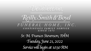 Sr. M. Frances Stevenson, IHM Funeral Mass