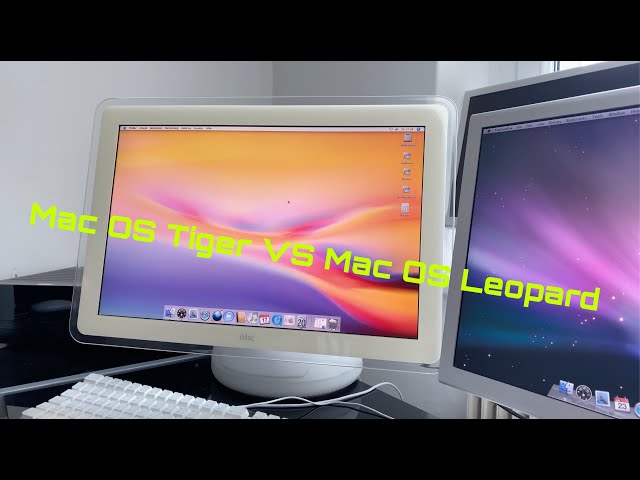 iMacG5 OS Tiger→ Leopardにアップデート済 Speed Comparison Mac OS 10.4 Tiger VS Mac OS 10.5 Leopard - YouTube