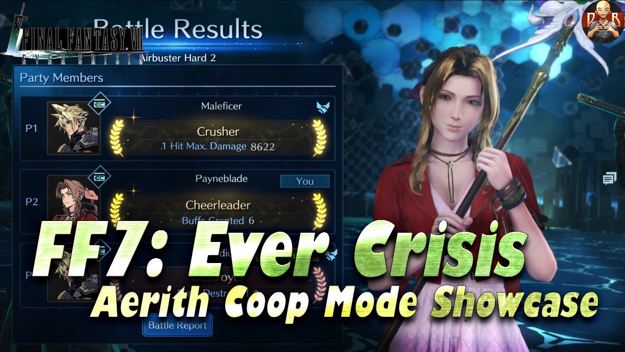 [FF7 Ever Crisis] Coop Mode MVP Aerith w/ Fairy Tale Showcase! See
