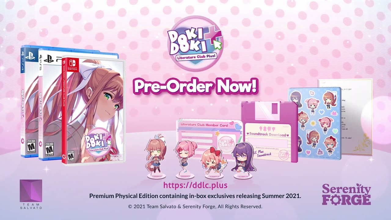 Doki Doki Literature Club Plus!, Serenity Forge, PlayStation 4