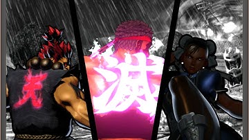 Ultimate Marvel Vs Capcom 3 Shadow Lady, Evil Ryu, Shin Akuma Skin Mod