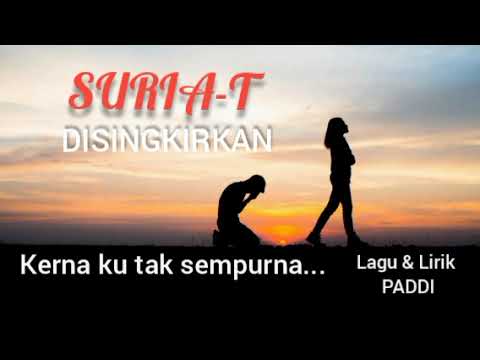 SURIA-T     DISINGKIRKAN (Video Lirik Official) SLOW ROCK 