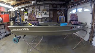 10 Foot Tracker Jon Boat Setup With Wheels