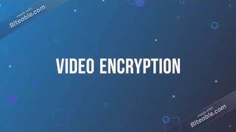 Video Encryption Algorithm Using RC6