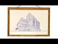 How to Draw Buildings in Two-Point Perspective for Beginners | How to Draw Buildings using 2 Point