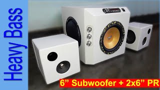 DIY 2.1 Bluetooth speaker with subwoofer using TPA3116D2 amplifier board