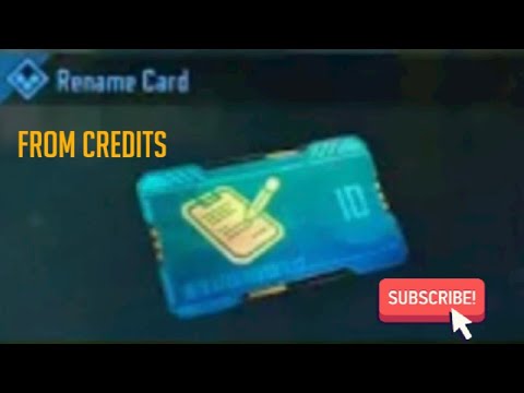 HOW TO GET RENAME CARD FOR 1000 CREDIT POINTS | COD MOBILE |