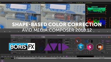 Shape Based Color Correction in Avid Media Composer 2018.12
