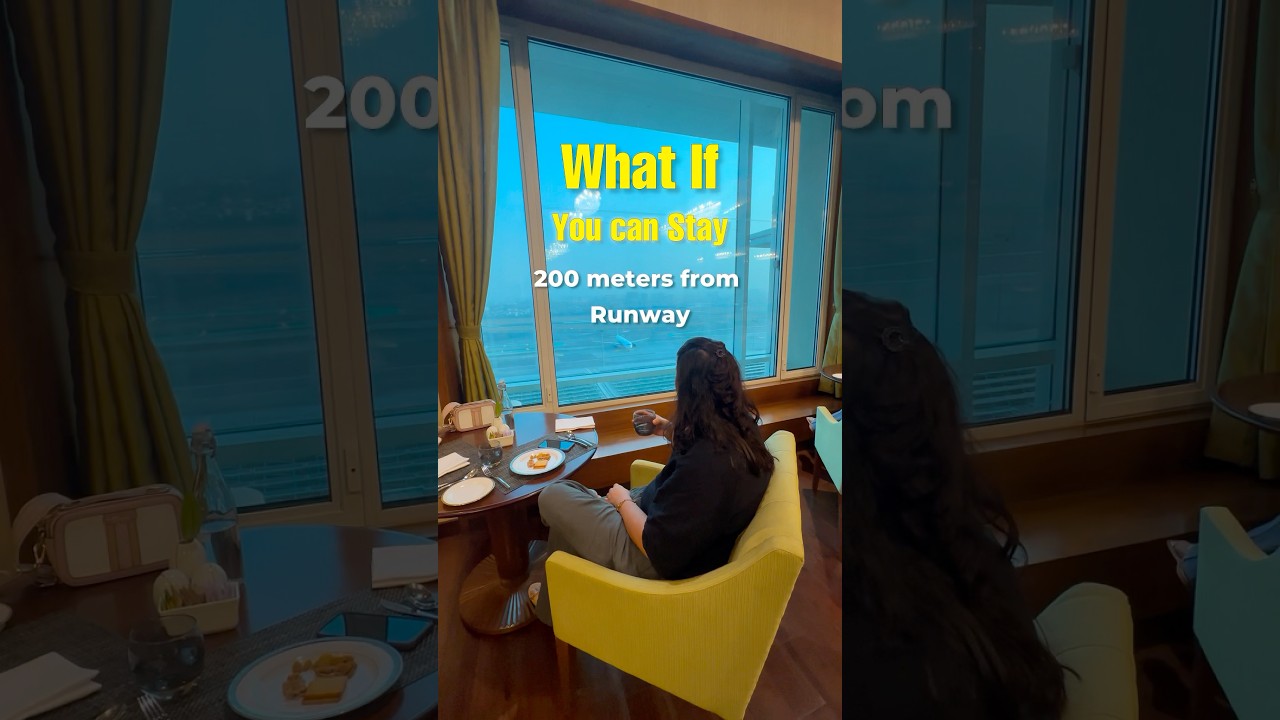 Staycation with a view of the Runway.largest room in base category & a hotel that’s on the airport