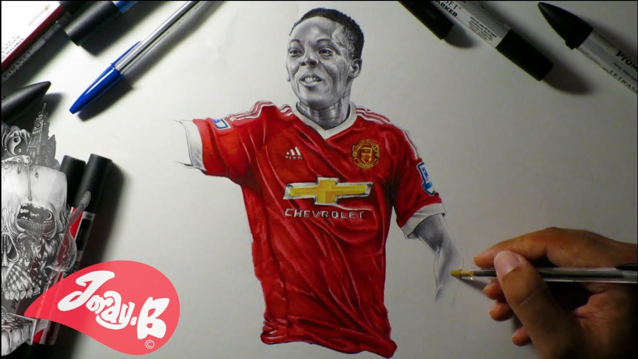 ronaldo draw by how step step to How Martial YouTube United Anthony to  â½ï¸ draw Manchester