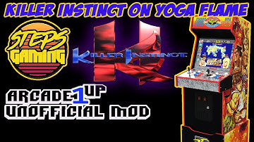 Arcade1Up Killer Instinct on Yoga Flame PCB swap MOD for Capcom Legacy