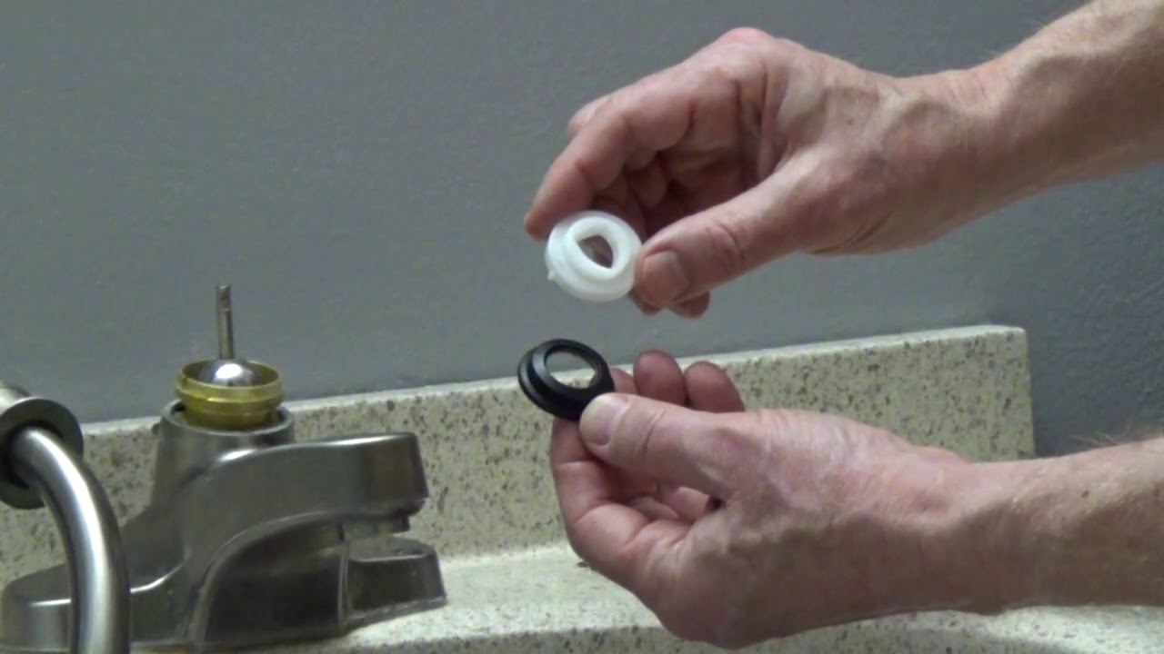 replace bathroom sink handle knob