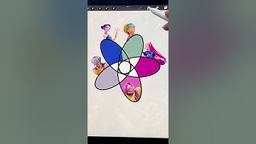 Kleuren mengen in Procreate: K-pop Demon Hunters-personages #procreate #kleurenmengen #kpopdemonh...