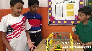 QtPi Robotics Ryan International students show us the Automated Parking Garage