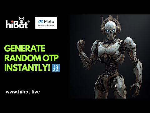 How to generate random otp / number using Random Number Generator Block? | HiBot Tutorial
