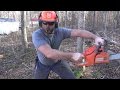 Watch an Idiot Try and teach you about Chainsaw Safety! Proof you can learn from an Idiot!