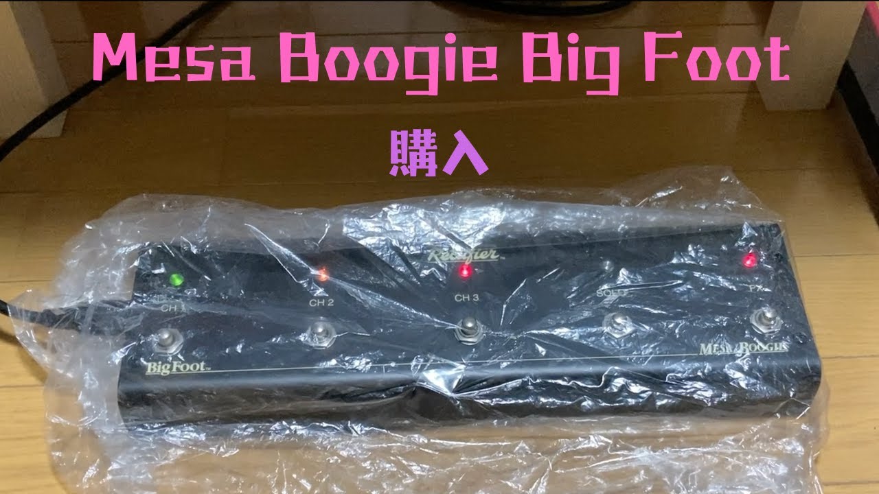 買って良かったフットスイッチ!!mesa boogie dual rectifierのお悩みを