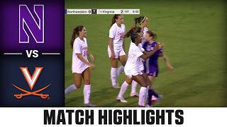 Northwestern vs. Virginia Match Highlights | 2026 ACC Women's Soccer
