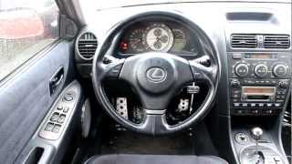 2003 Lexus IS300 Sedan, red - Stock# L066036 - Interior