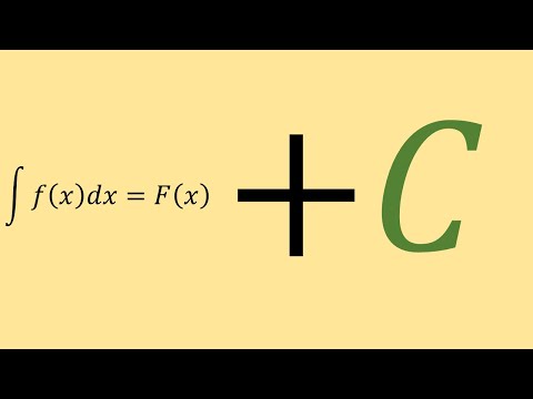 +C, The Constant of Integration [What/Why]