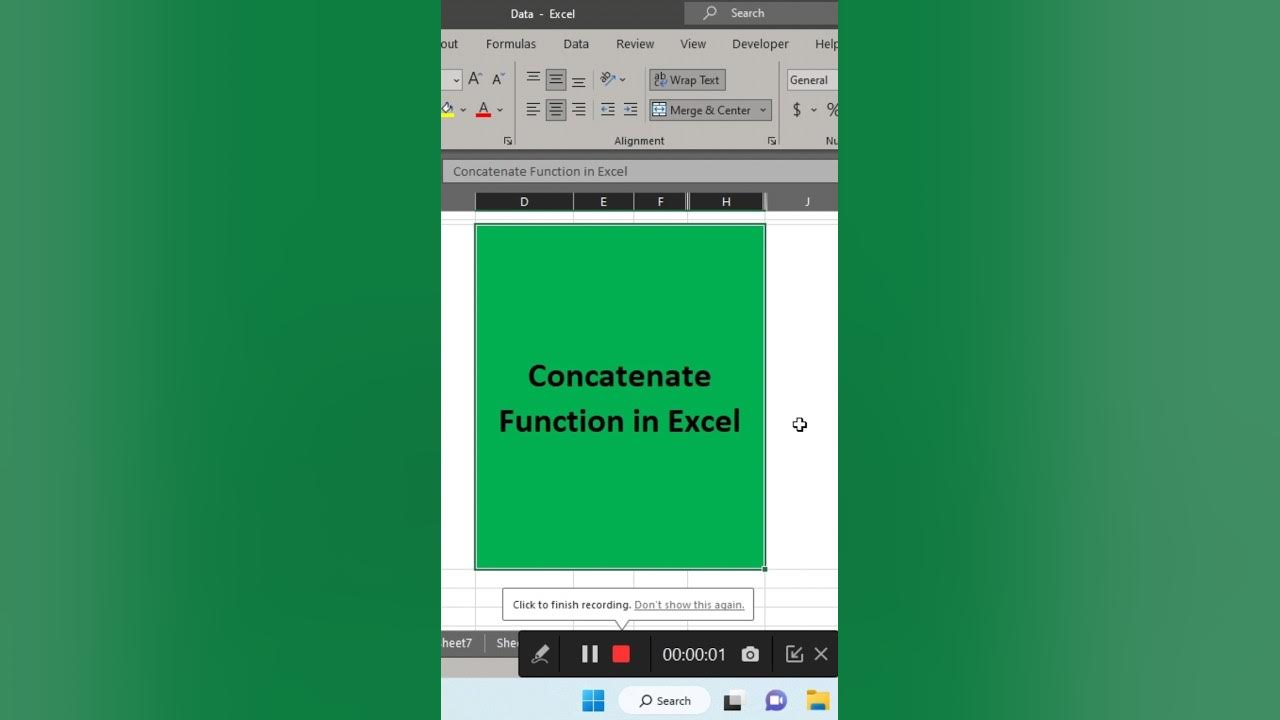 Concatenate Function In Excel excel youtubeshorts YouTube concatenate-function-in-excel-excel-youtubeshorts-youtube