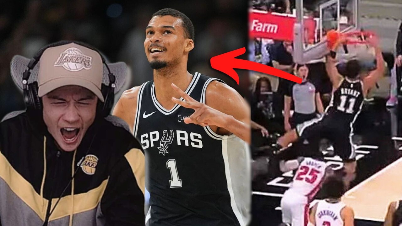 WEMBY DOMINATES AT HOME! Reacting to Spurs vs Pistons!