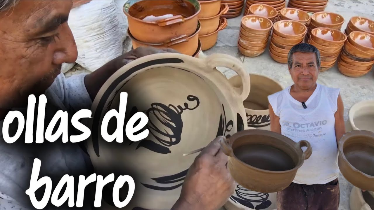 1era parte.  ELABORACION de la CAZUELA de BARRO / San Bartolo Cohuecan PUEBLA
