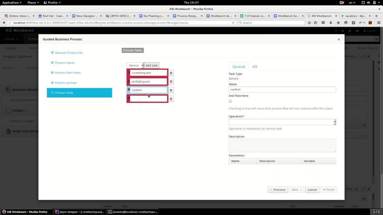 JBoss BPM Suite - Business Process Wizard