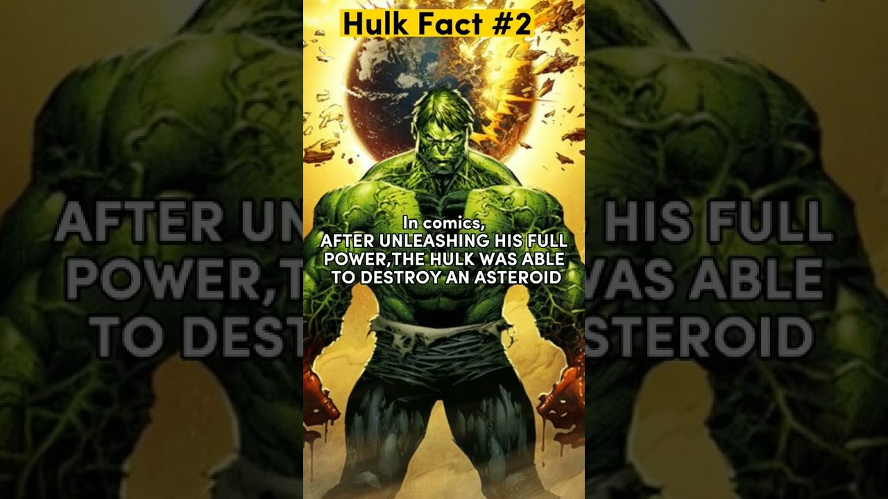 Hulk destroyed Asteroid twice the size of earth!!! | Marvel facts | 