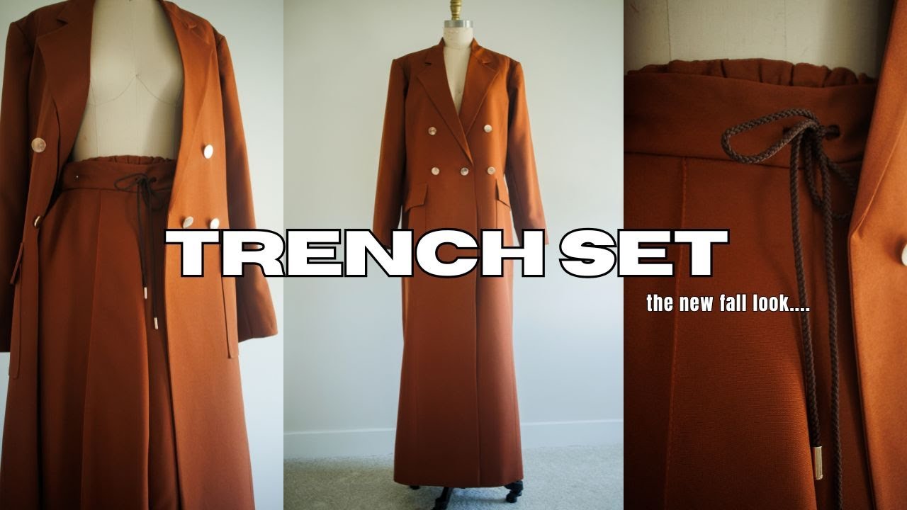 SOFT TRENCH WITH FRENCH CUFF SEW IN LOVE