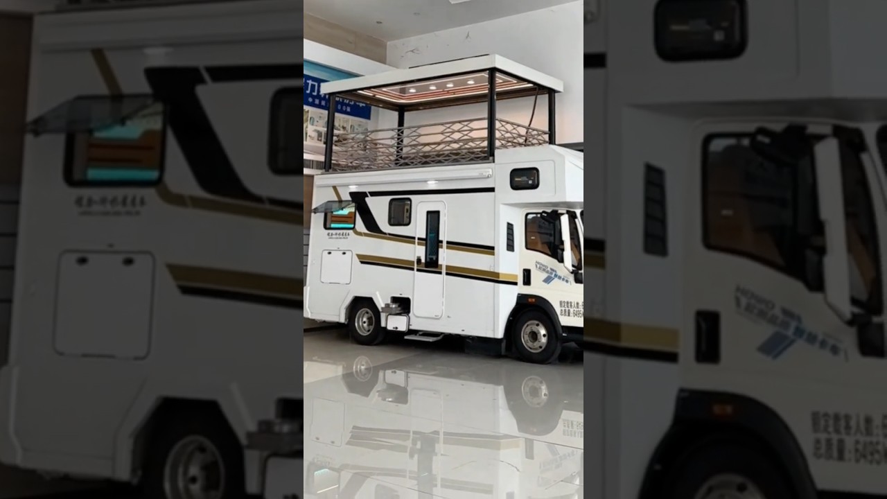 Lift-Top Villa RV: Your Two-Story Home on the Go 