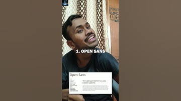 Top 5 Google Fonts You Can Use in Your Website Projects #shorts