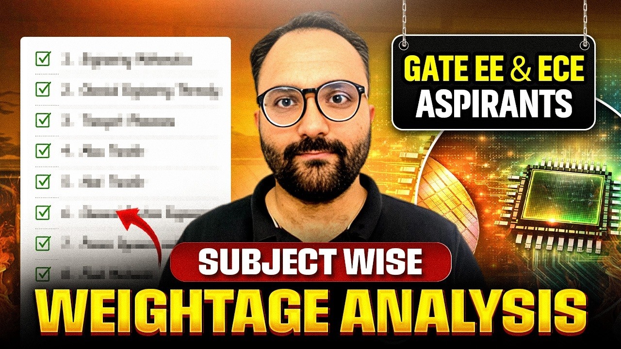GATE ECE & EE 2027 Subject Wise Weightage Analysis | PYQ Trends | GATE ...