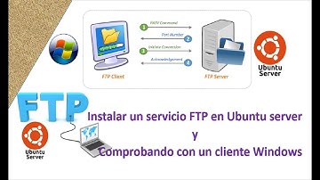 (parte 4) Instalar un servicio ftp en ubuntu server y comprobando con un cliente Windows