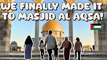 Finally Visiting Masjid Al Aqsa Jerusalem 2025 | Emotional Journey to Al-Quds