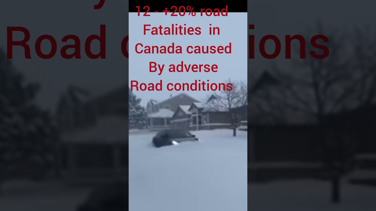 Canadian winter driving can be dangerous