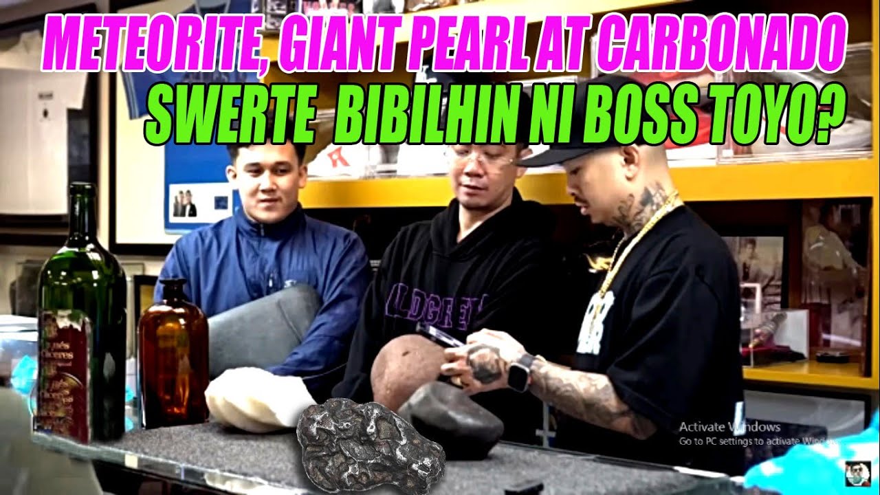 GIANT, PEARL CARBONADO AT METEORITE DINALA SA SHOP NI BOSS TOYO!! BIBILHIN KAYA?