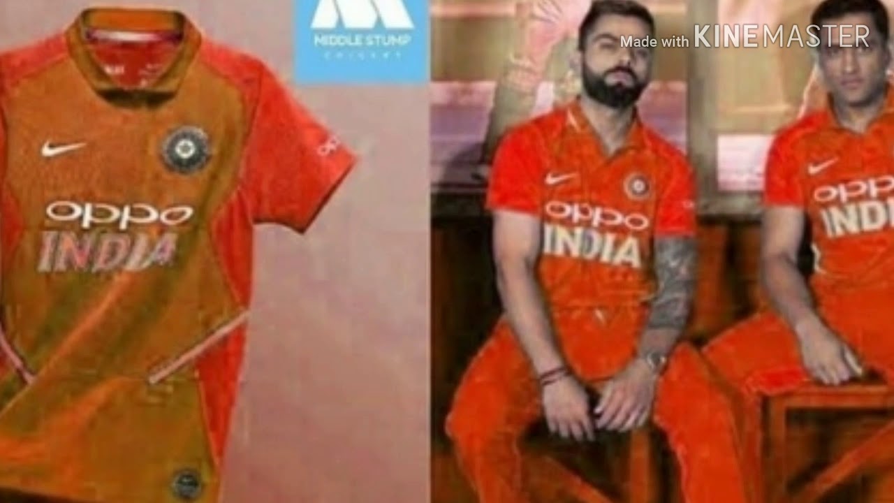new indian jersey orange