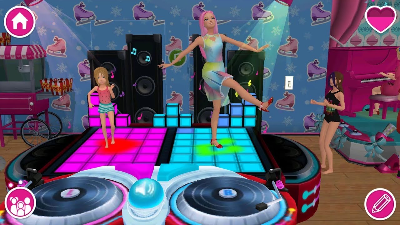 Barbie Dreamhouse Adventures - Barbie & Friends Design, Dance, Christmas Party - Game For Girls - P2