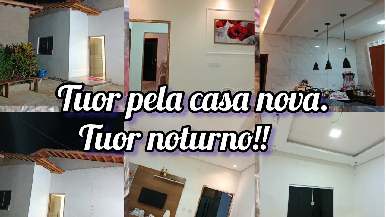 Mostrando a iluminação! Nossa casa dos sonhos🥰.