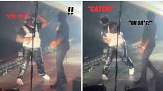 50 Cent Throws Mic Into Crowd In LA!